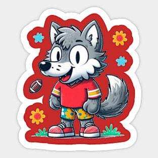 SMILE KC WOLF Sticker